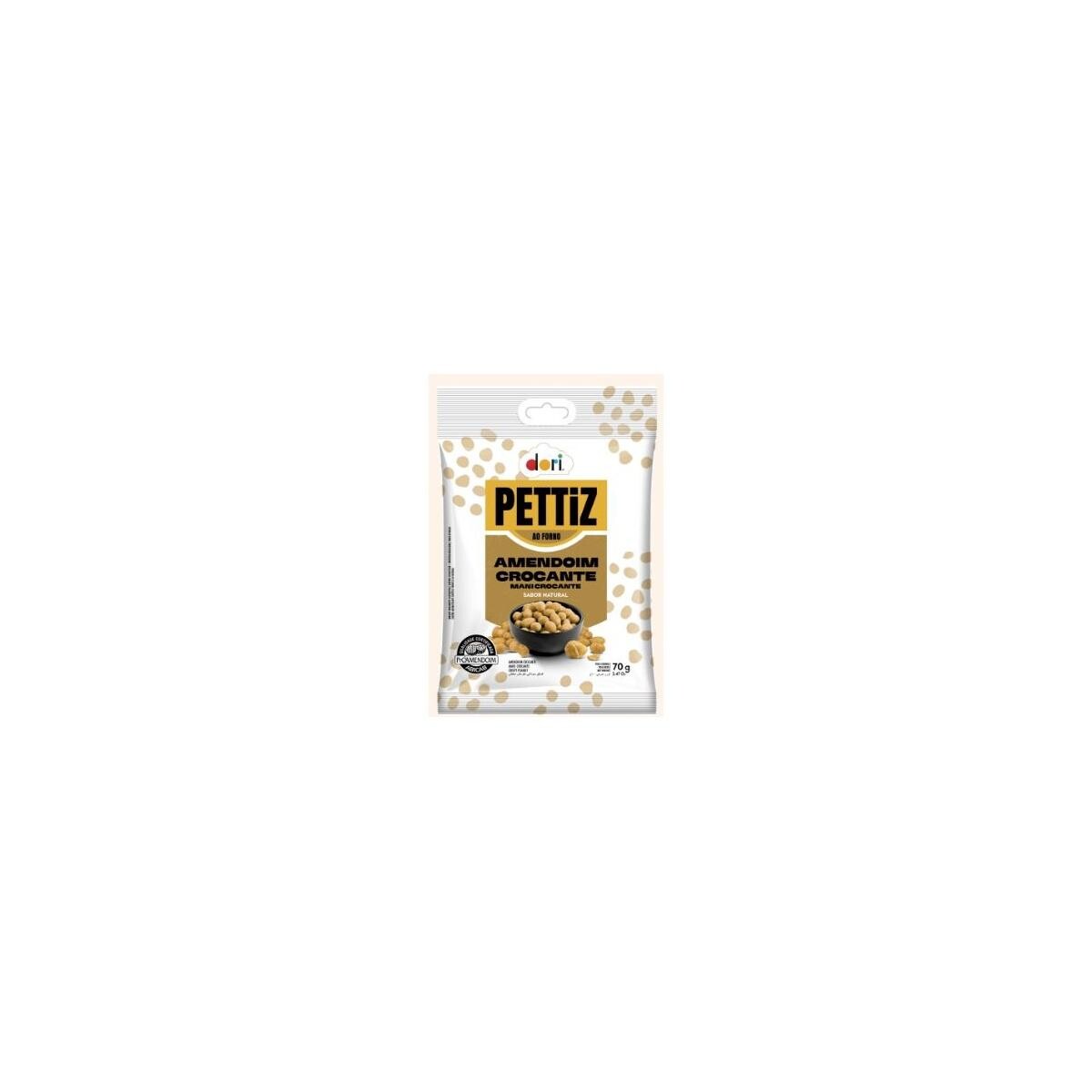 Amendoim Dori Pettiz Natural 70g - Reforço Diário