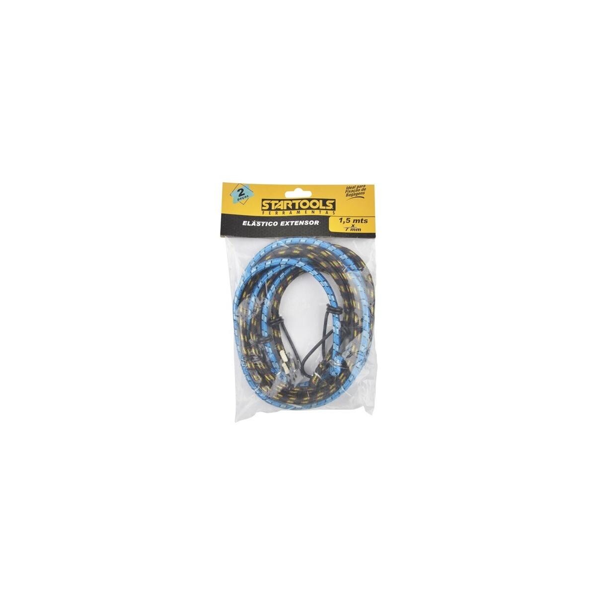 Elástico Estensor Startools 1,5mts, Kit 2 Peças Resistente