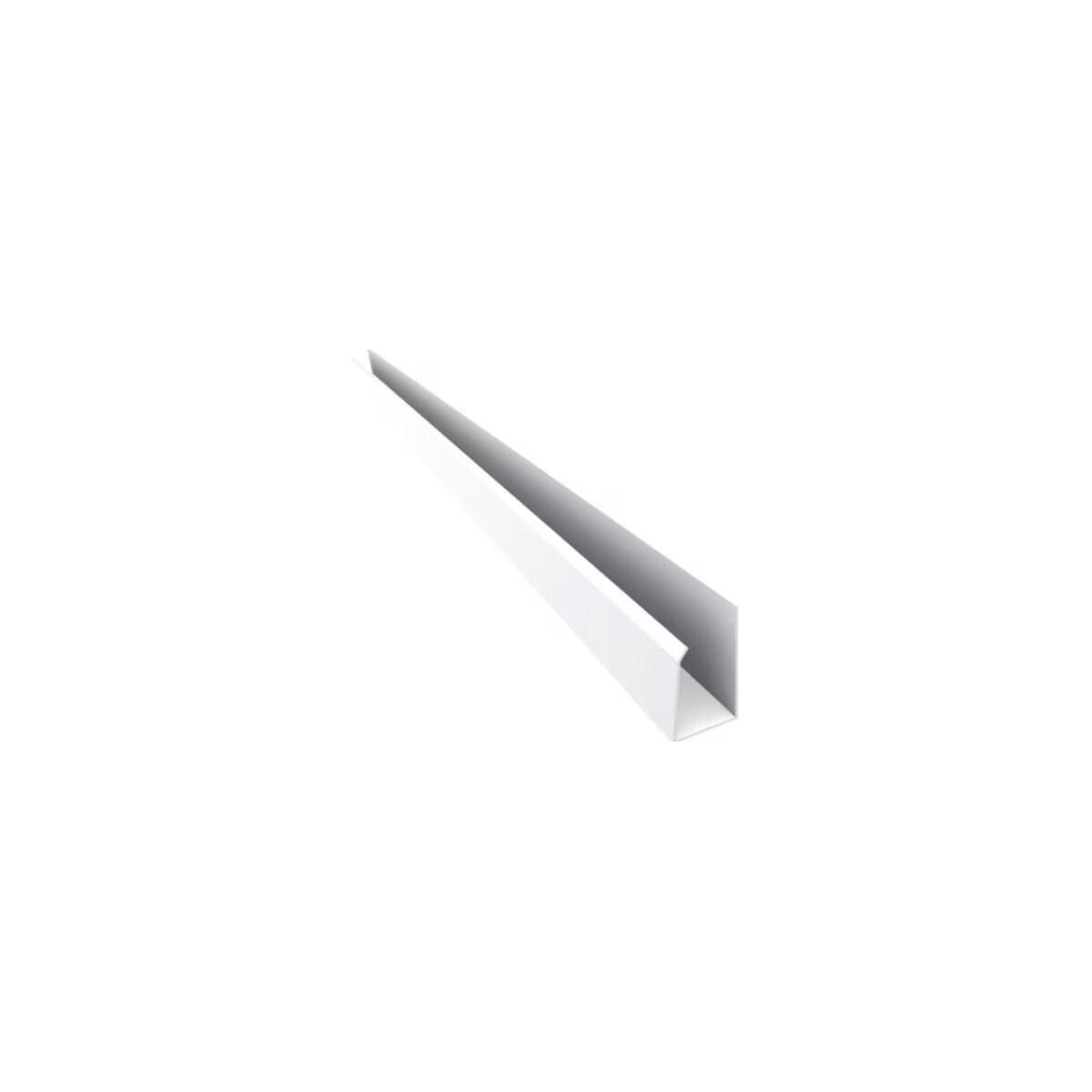 Arremate Pvc Branco Tipo U Perfilyne 6 Metros Acabamento Durável