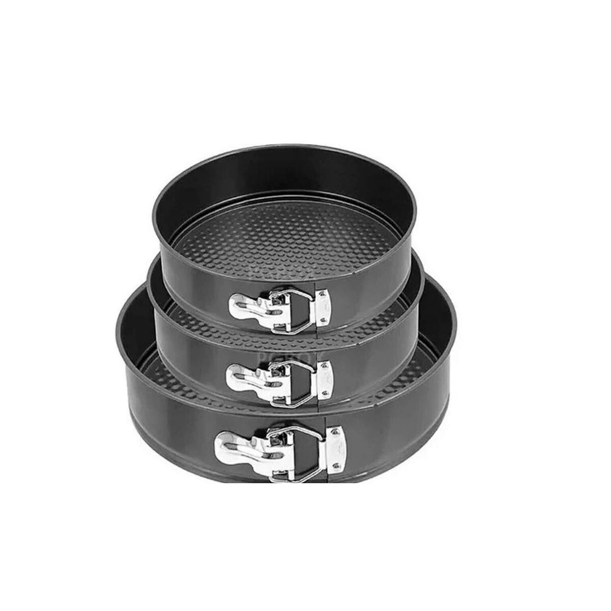 Forma de Ferro Antiaderente Kit 3 Peças - Reforçada e Durável
