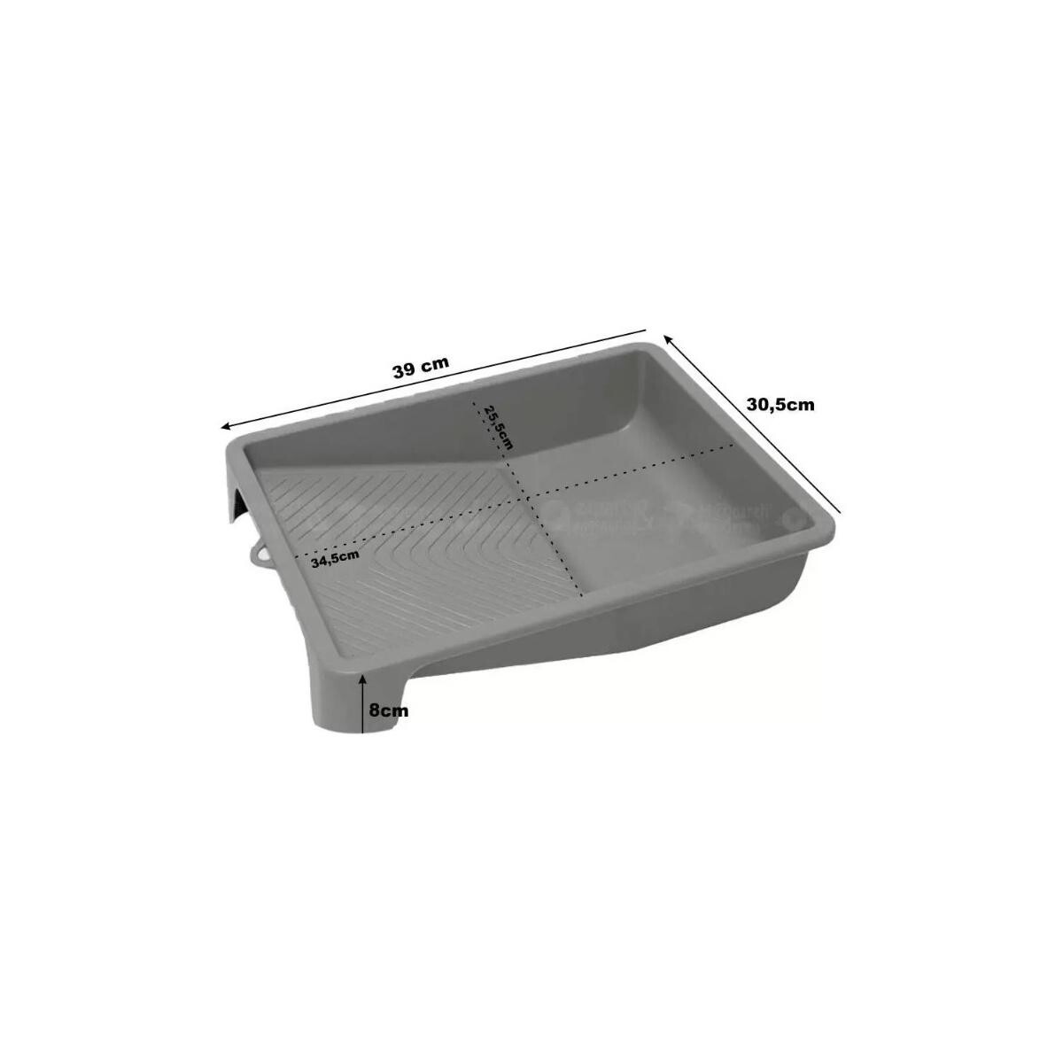 Bandeja para Pintura 23cm Roma Profissional Reforçada