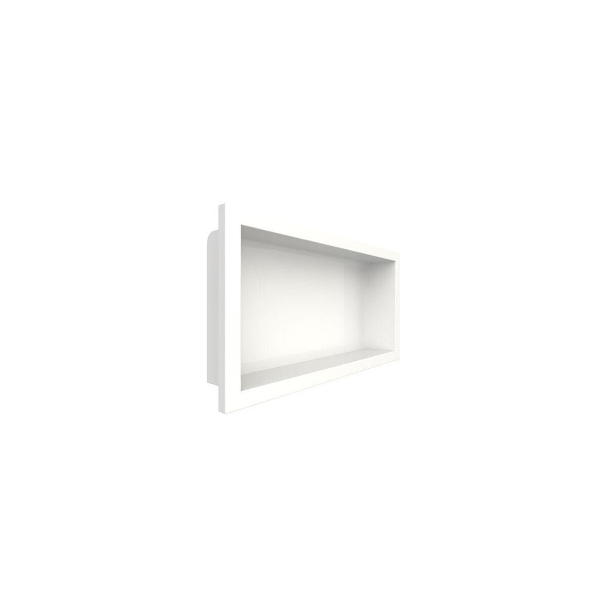 Nicho de Embutir Bosi Marmorite 33x45,2x10cm Branco