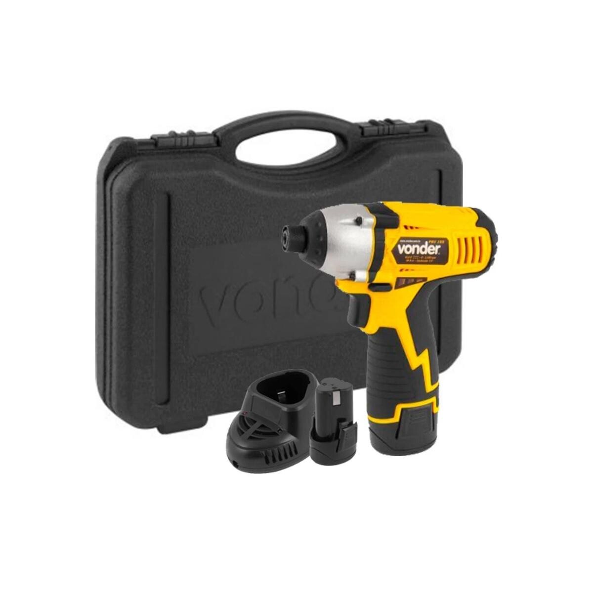 Parafusadeira Furadeira de Impacto a Bateria Vonder Pbv108 10,8v