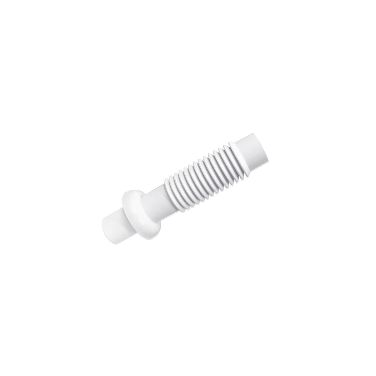 Tubo de Ligação Ajustável Cipla Ref2660 Branco C/ Canopla e Espude
