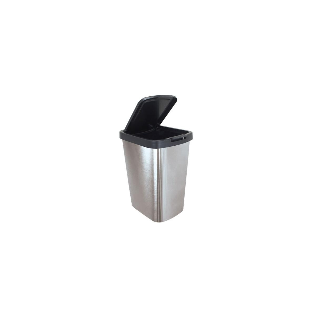 Lixeira Inox Click 9 Litros Label para Ambientes Modernos