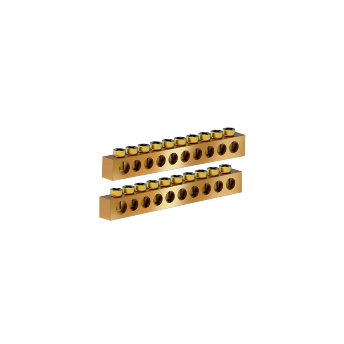 Barramento Neutro/terra Tigre para Qd 10 Furos