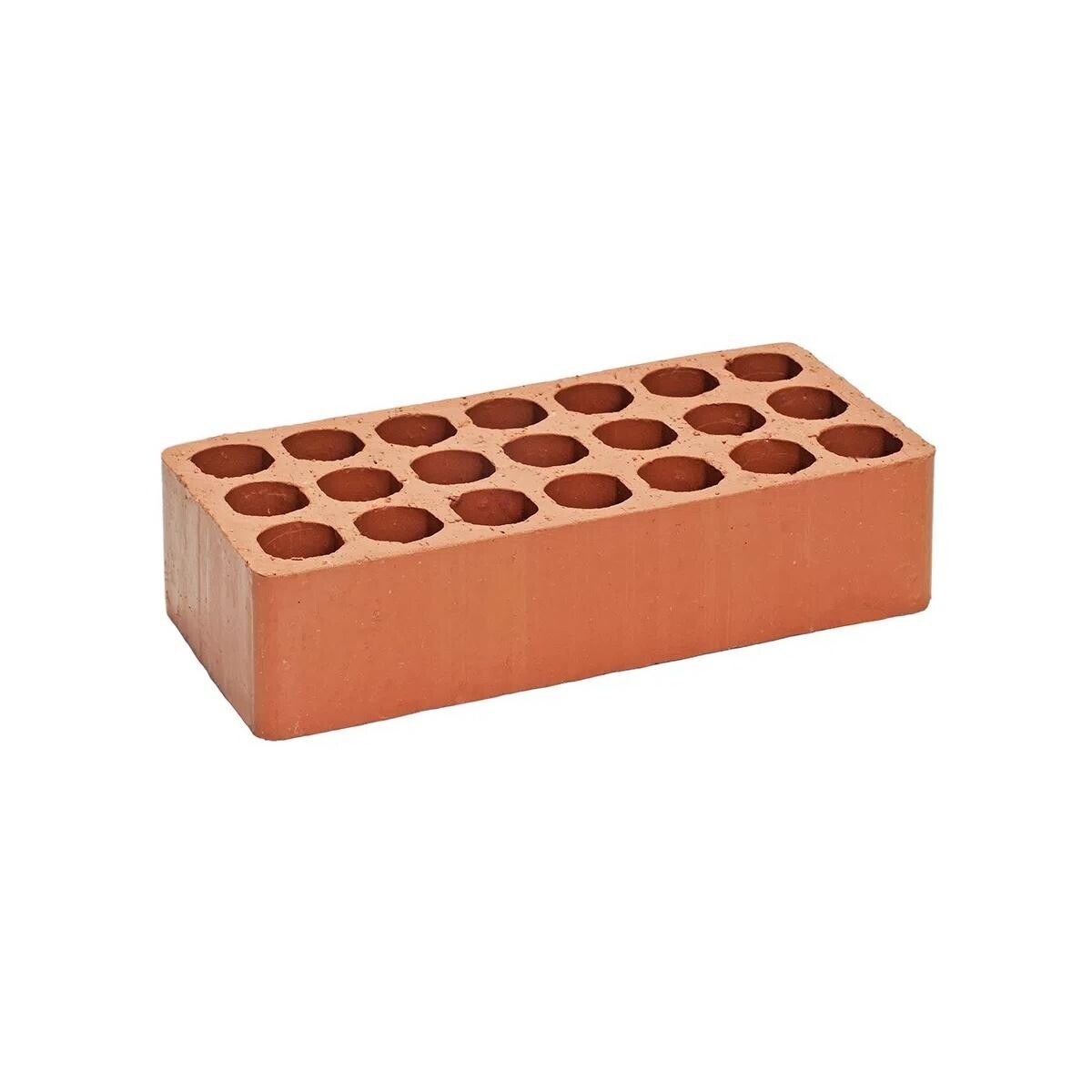 Tijolo Vermelho 21 Furos Aparente 4 Lados 11,5x5,3x24cm