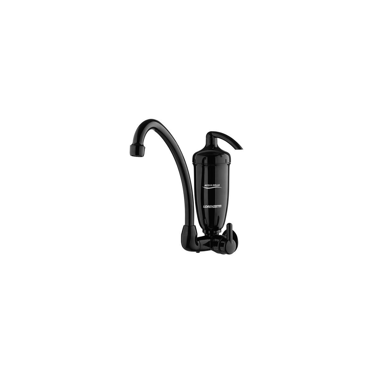 Purificador de água Lorenzetti Acqua Bella Preto para Cozinha