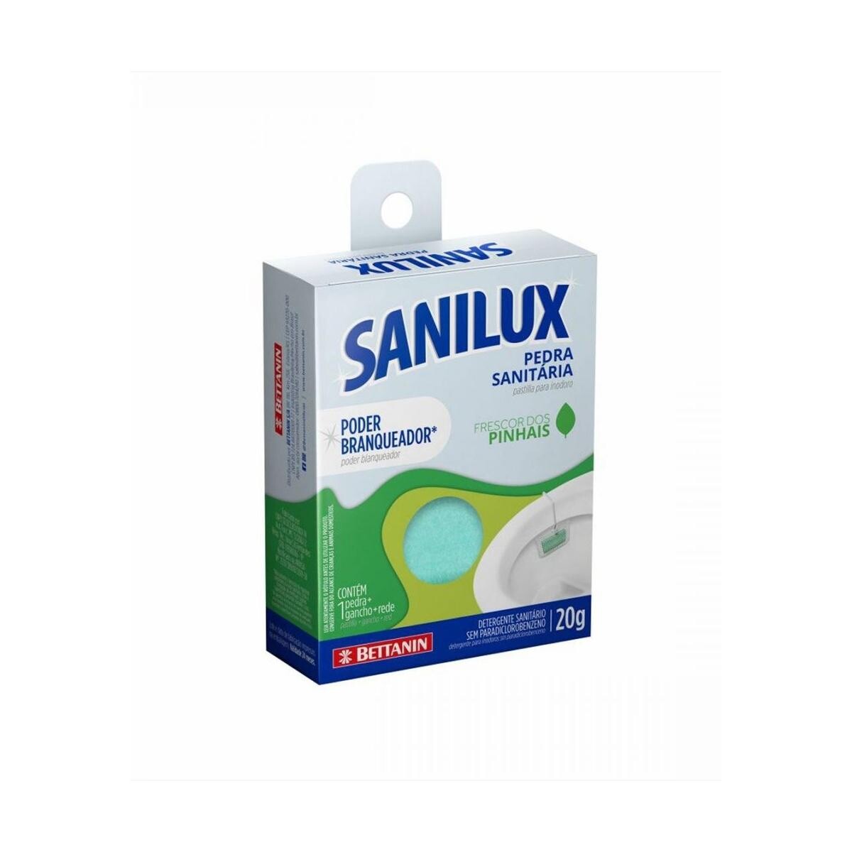 Detergente Sanitário Pedra Frescor Dos Pinhais Sanilux 20g