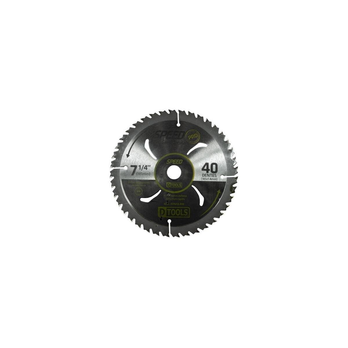 Serra Circular Dtools Speed Pro 7 1/4'' 40d