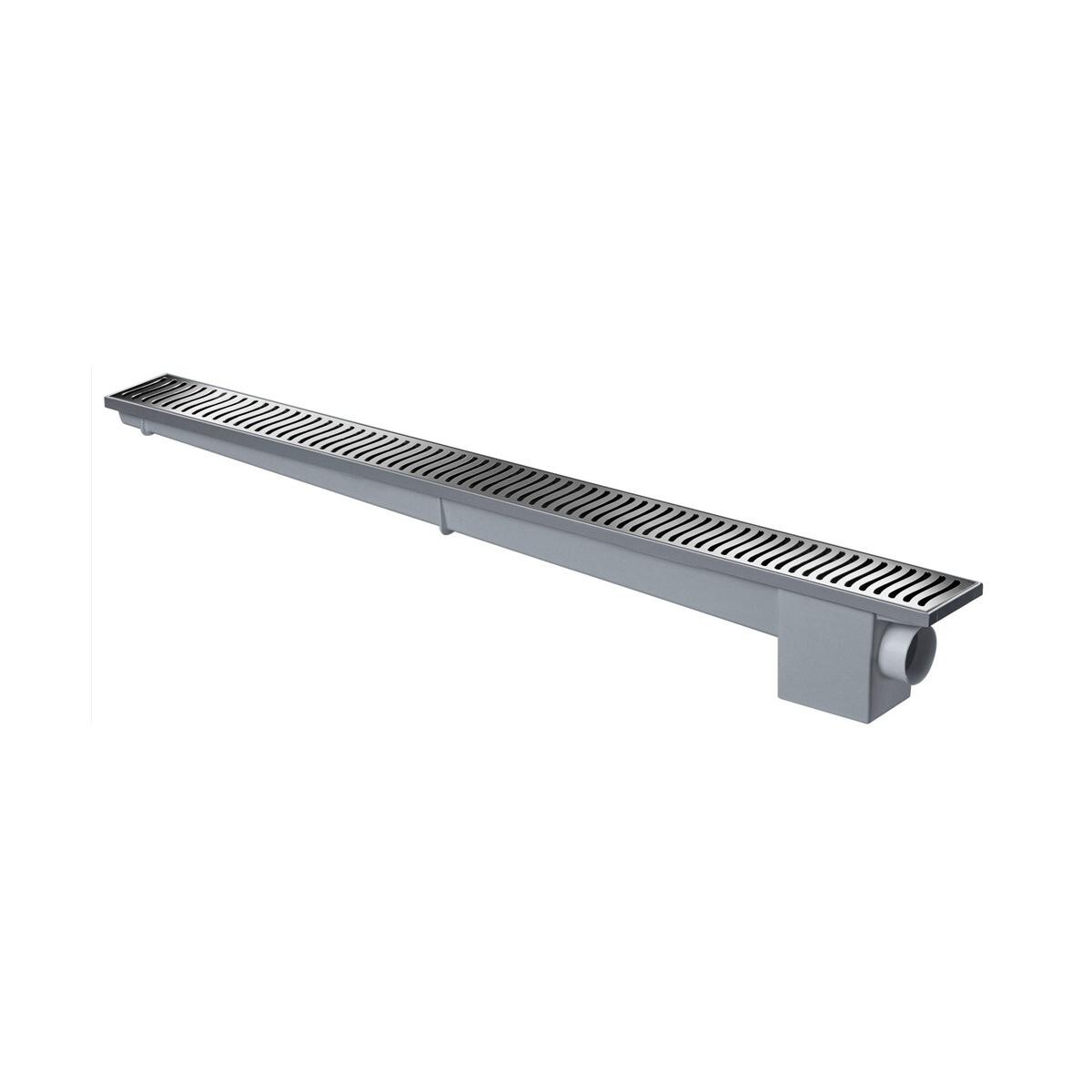 Ralo Linear Herc 50cm Ref. 4029 Grelha Cromada