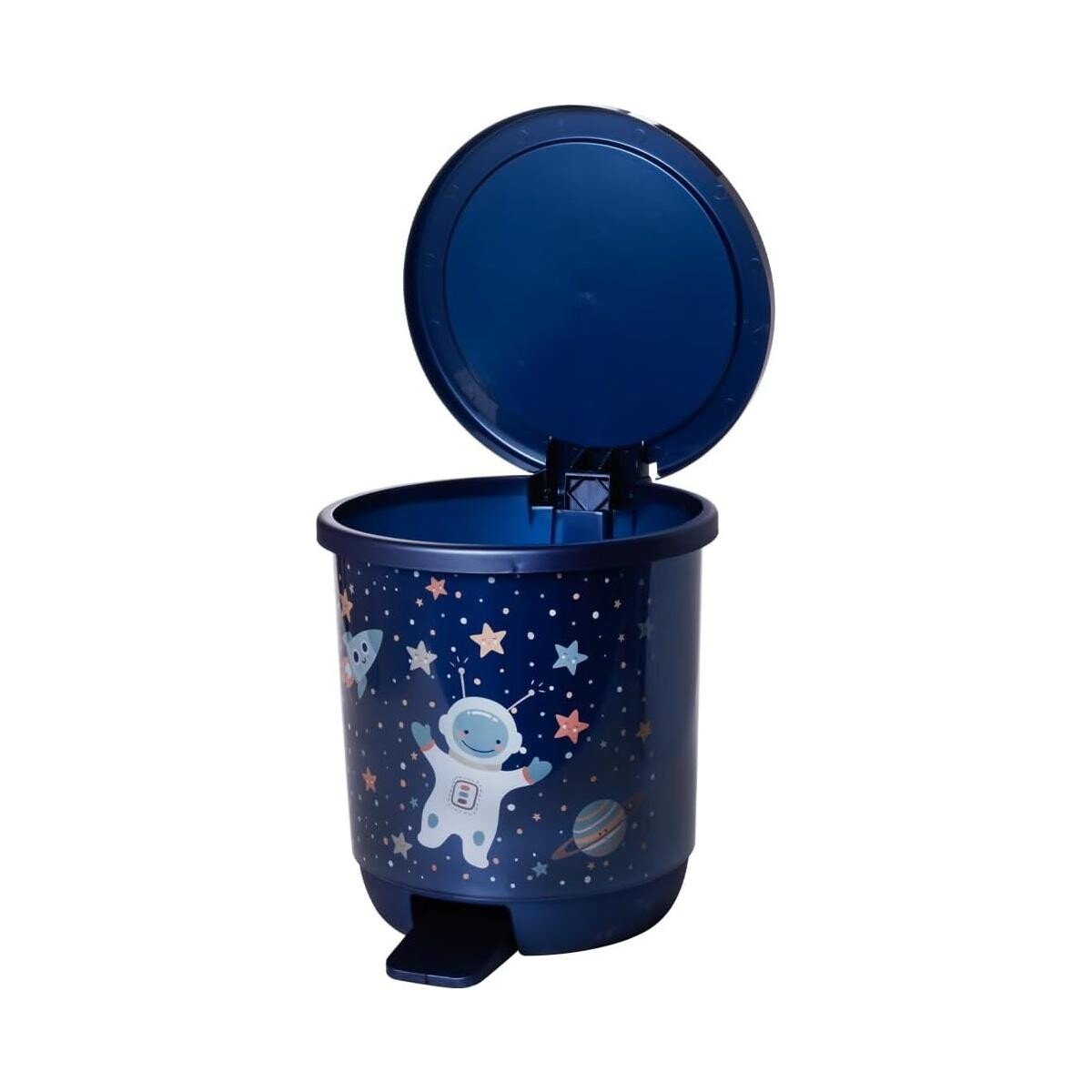 Lixeira 6,5 Litros Marculina Lisa Decorada Plástica Cozinha Banheiro