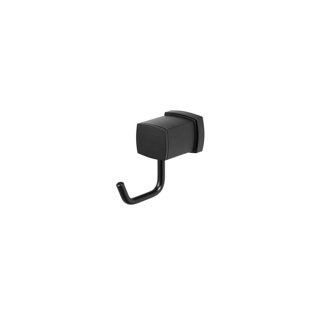 Cabide para Banheiro Meber Block C38 Preto Matte
