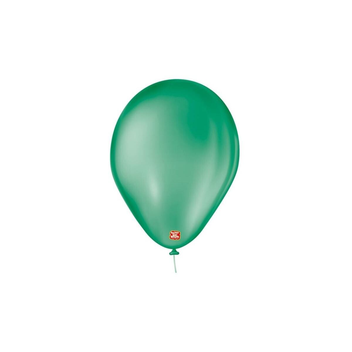 Balão Liso 7" Verde Folha São Roque - Pacote com 50 Unidades