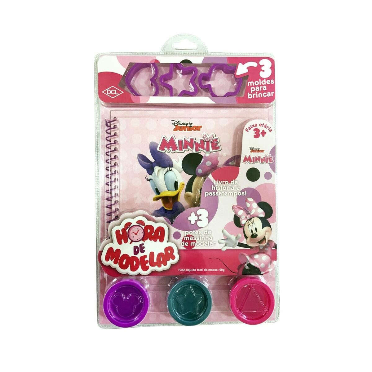 Kit Hora de Modelar Minnie Disney - Editora Dcl | Criatividade Durável