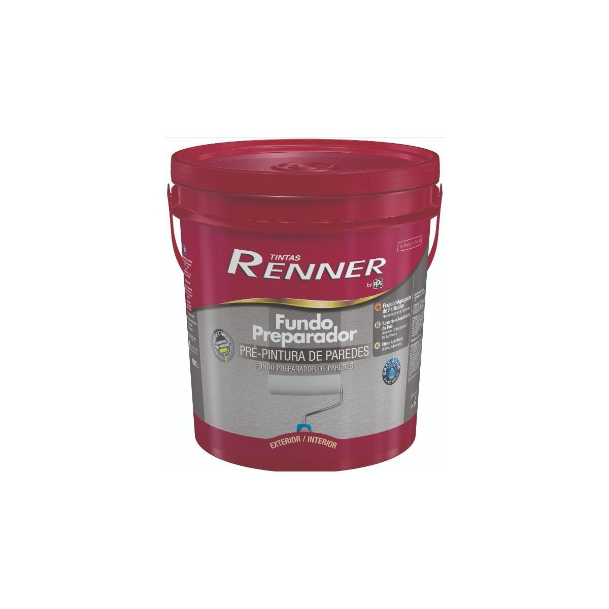 Fundo Preparador Base água 18l Renner - Alta Performance