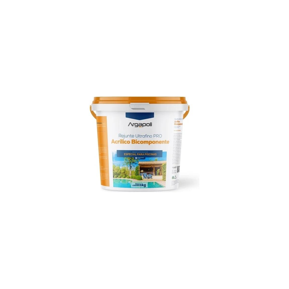 Rejunte Acrílico Bicomponente Argapoli Madeira 1kg