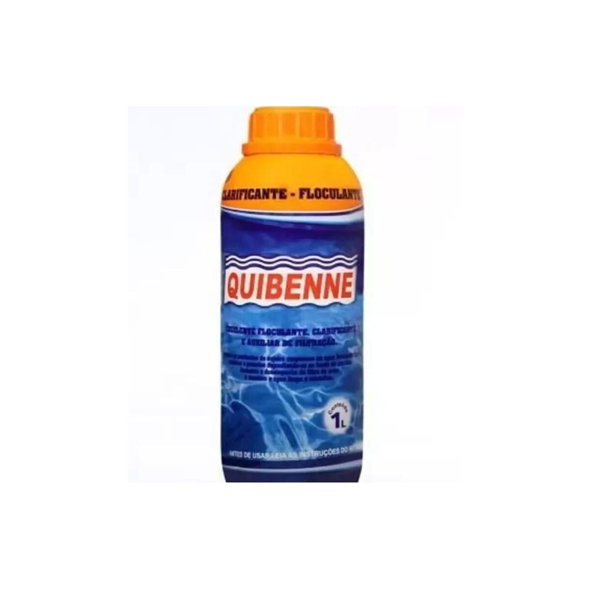 Clarificante Floculante Quibenne 1 Litro para Tratamento de água de Piscina