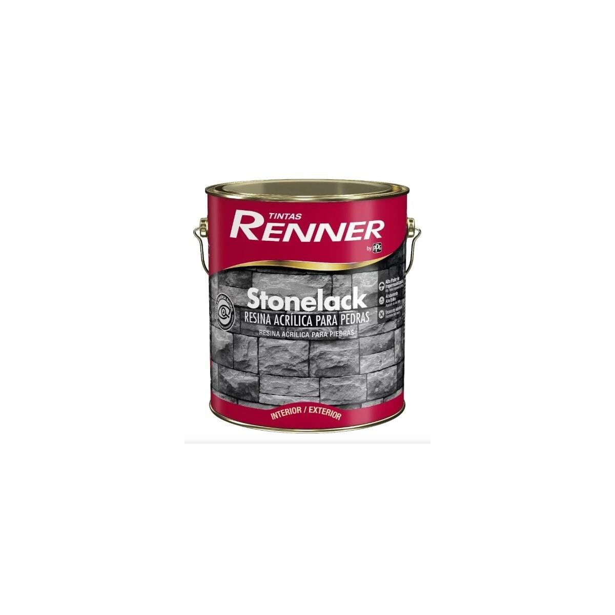 Resina para Pedras Stonelack Brilho Majestic Incolor 3,6l