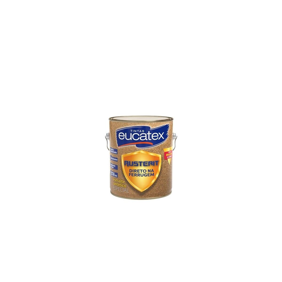 Tinta Antiferrugem Rusterit Eucatex 0,9l para Ferrugem Bronze