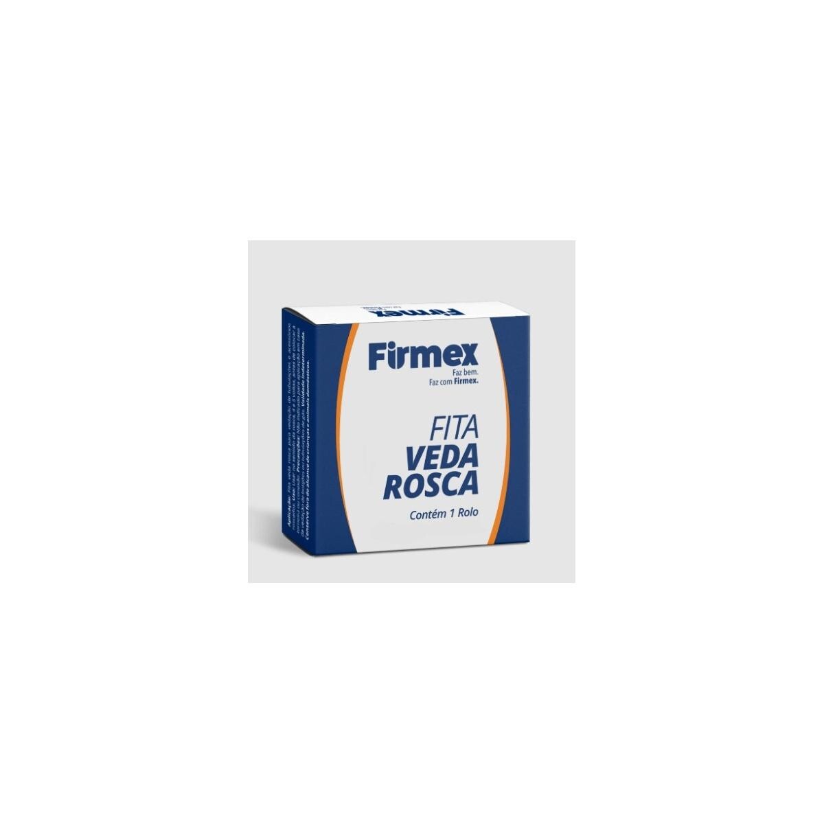 Fita Veda Rosca Firmex 12mm X 10m para Vedação Total