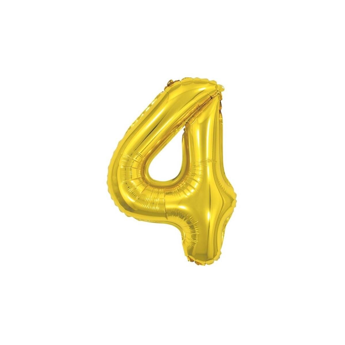 Balão Metalizado Make N° 4 Dourado 40 Cm