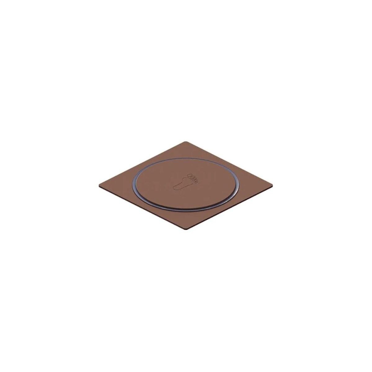 Ralo Click 15x15cm Opala Aço Corten | Fort Metais