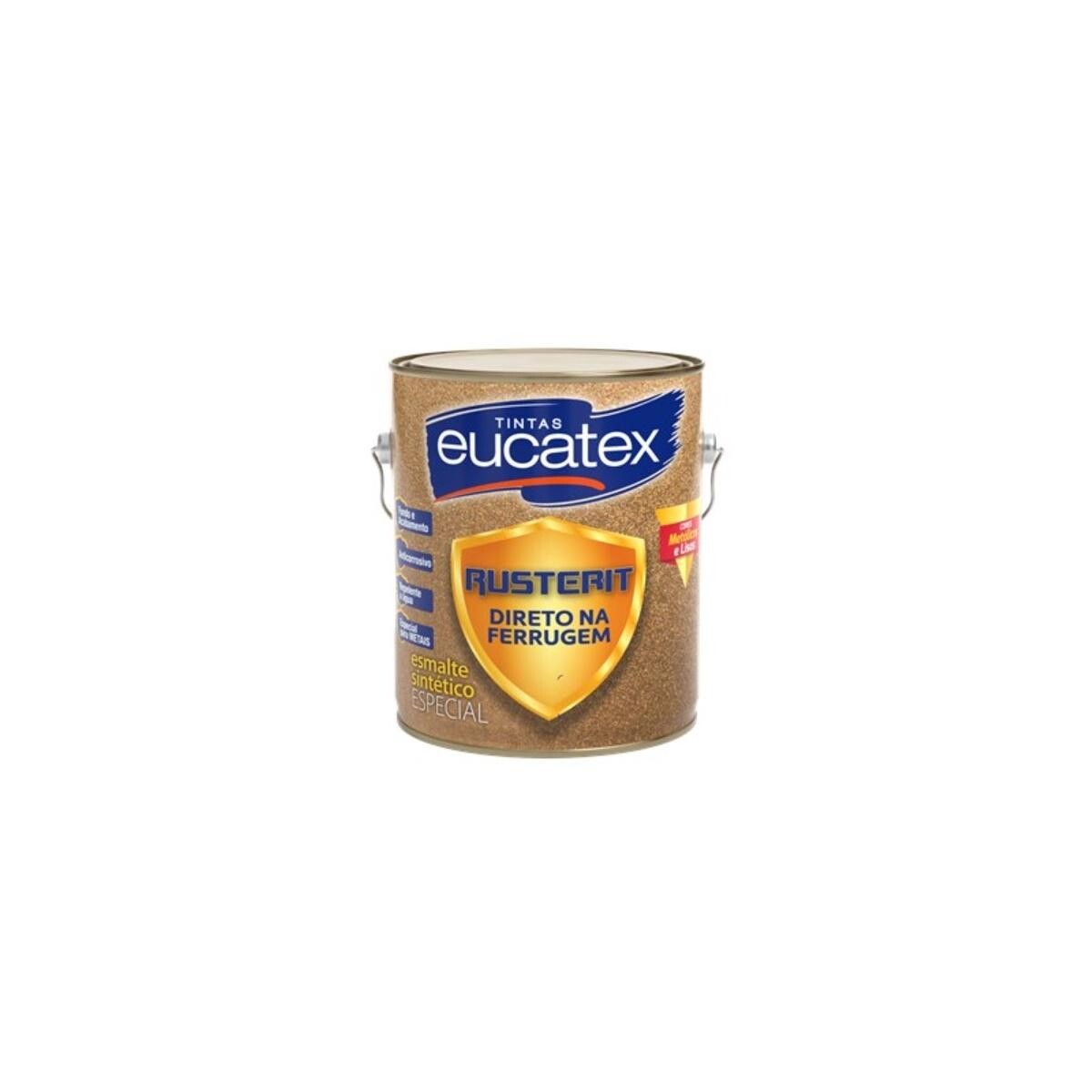 Tinta Anti-ferrugem Eucatex Rusterit 3,6l Preto para Metais