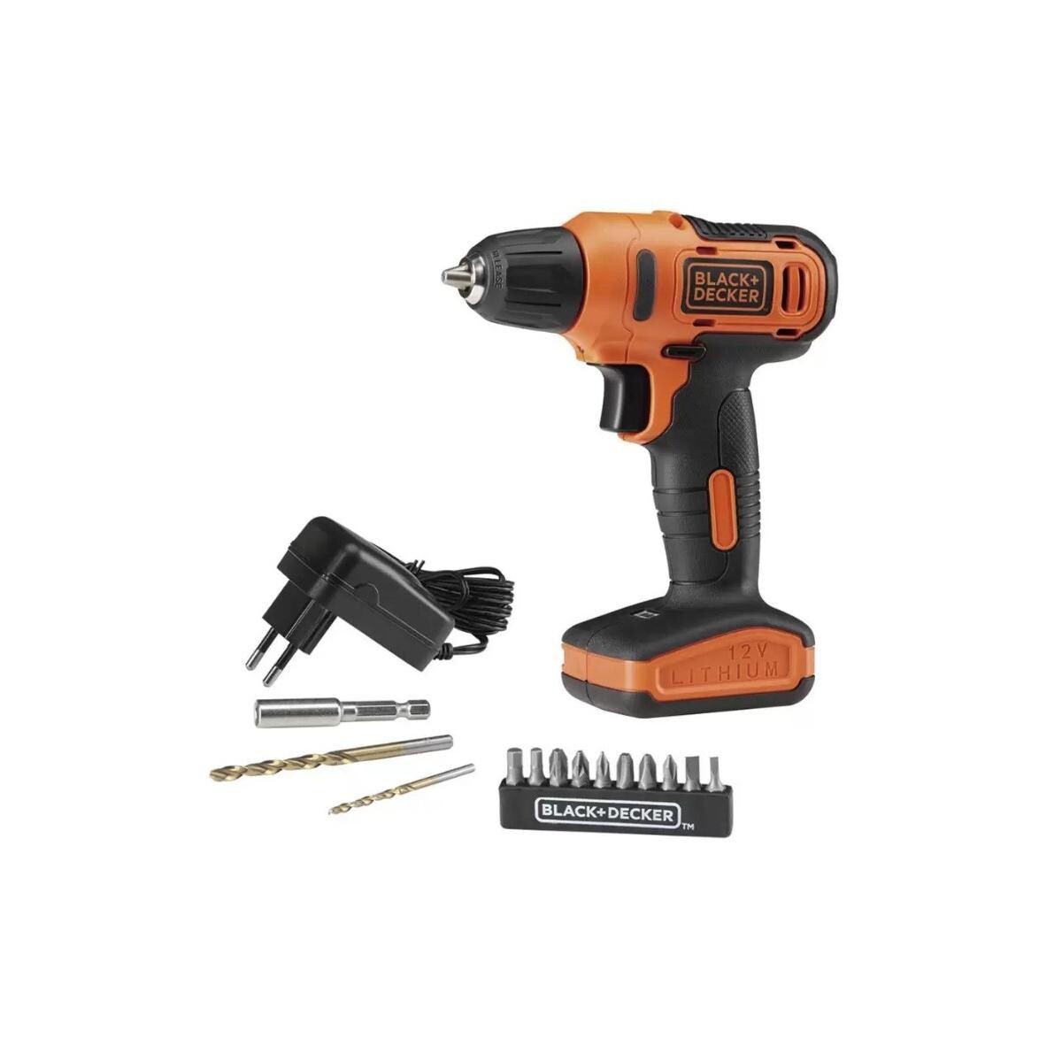 Parafusad/furad Bat 12v Ld12s-br 3/8 Vvr Black Decker