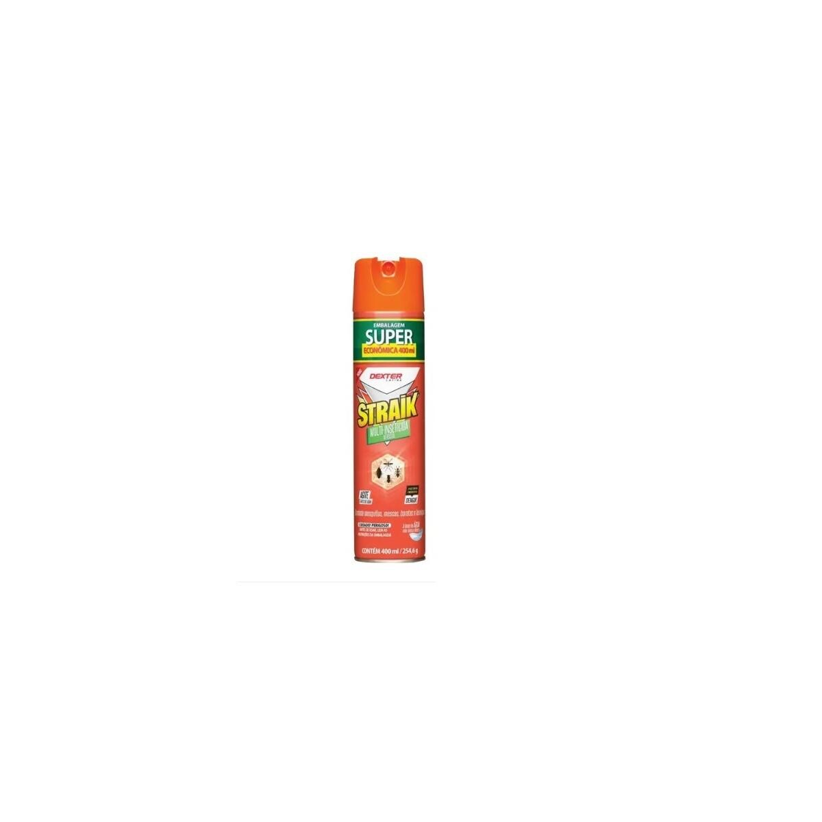 Inseticida Aerosol Straik 400ml Ação Rápida e Eficaz