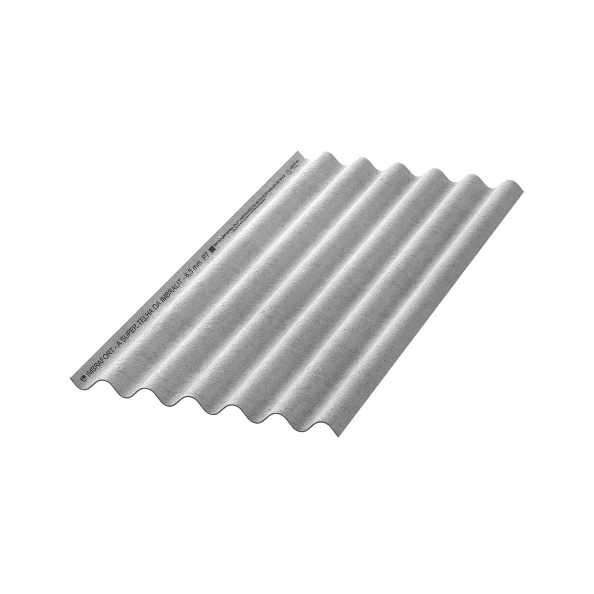 Telha Fibrocimento Imbrafort 153x110cm | Espessura 6,5mm