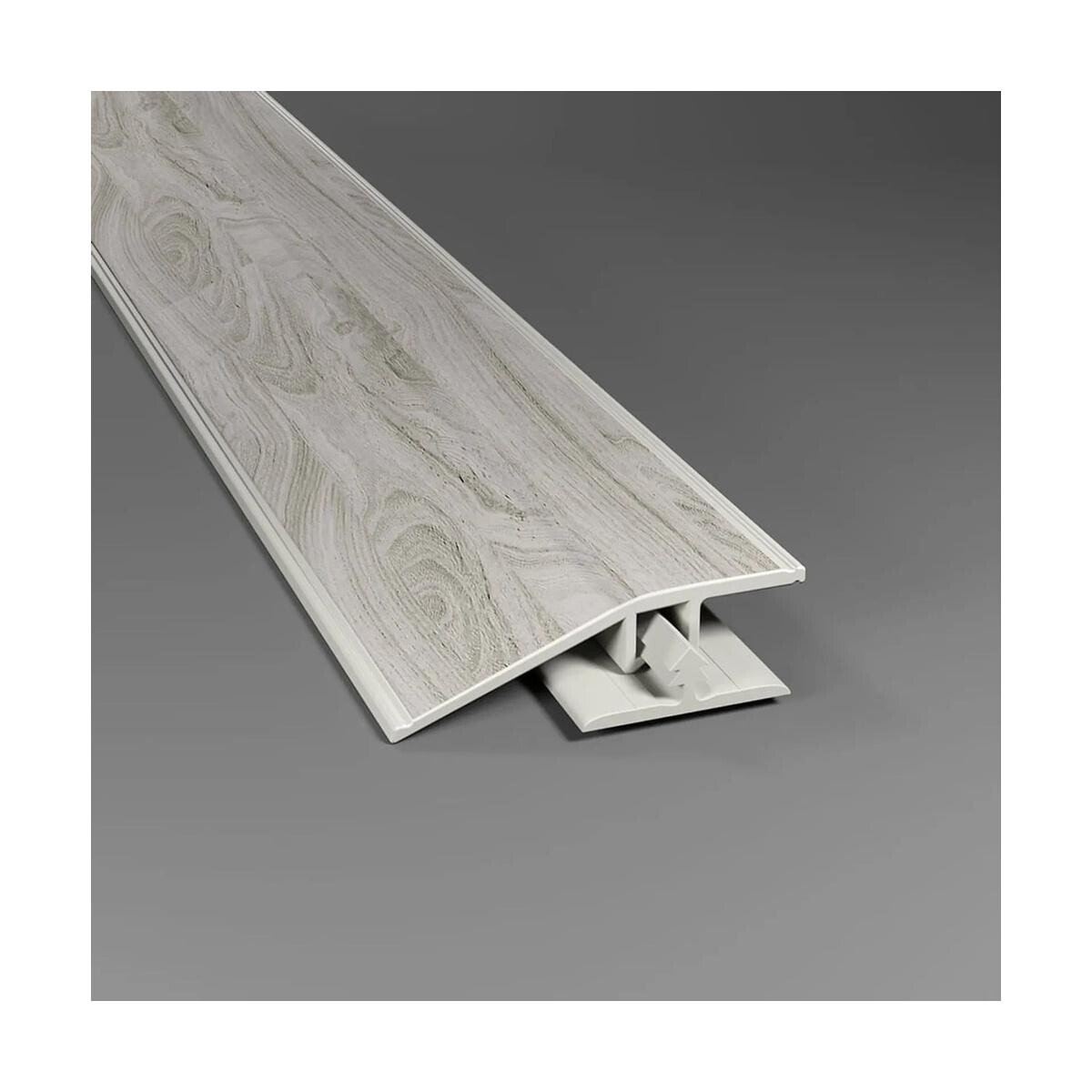 Perfil Redutor Eucafloor Tecno 2 Peças 1,8m para Pisos Laminados