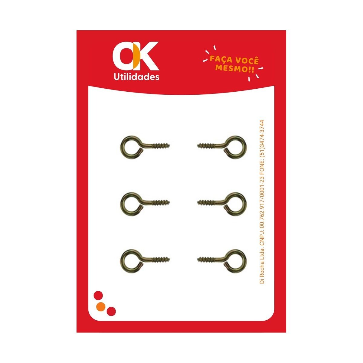 Pitão Pequeno para Quadros 16x30mm Ok Utilidades - Fixação Segura e Resistente