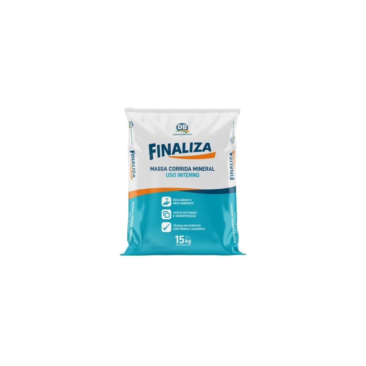 Massa Corrida Finaliza em Pasta Mineral Interior 15kg