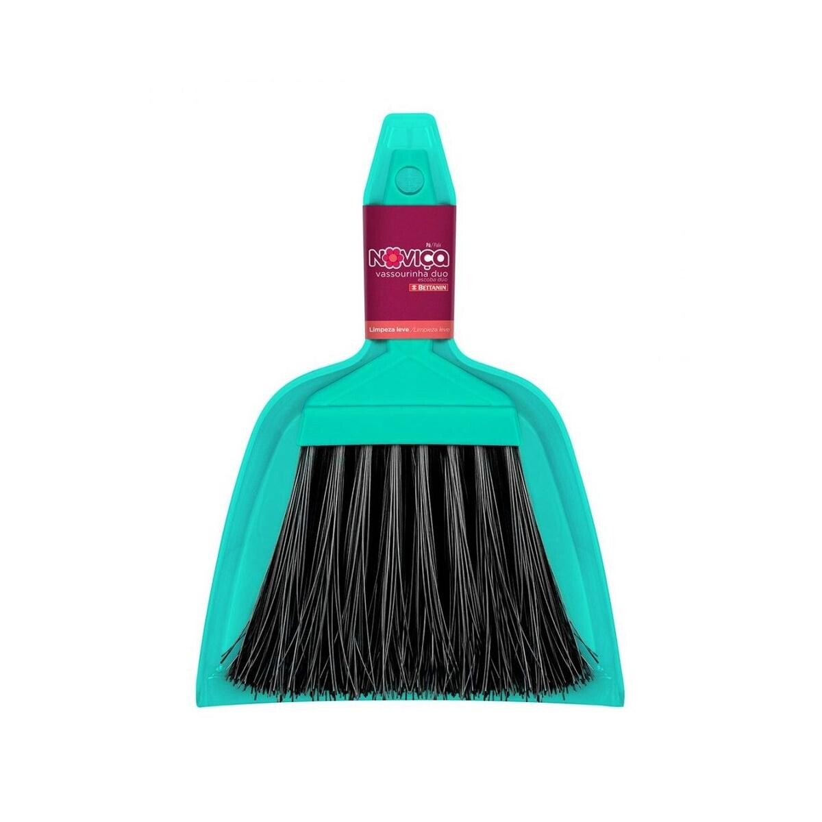 Kit Limpeza Mini Bettanin Noviça: Pá e Escova de Mesa Compacta