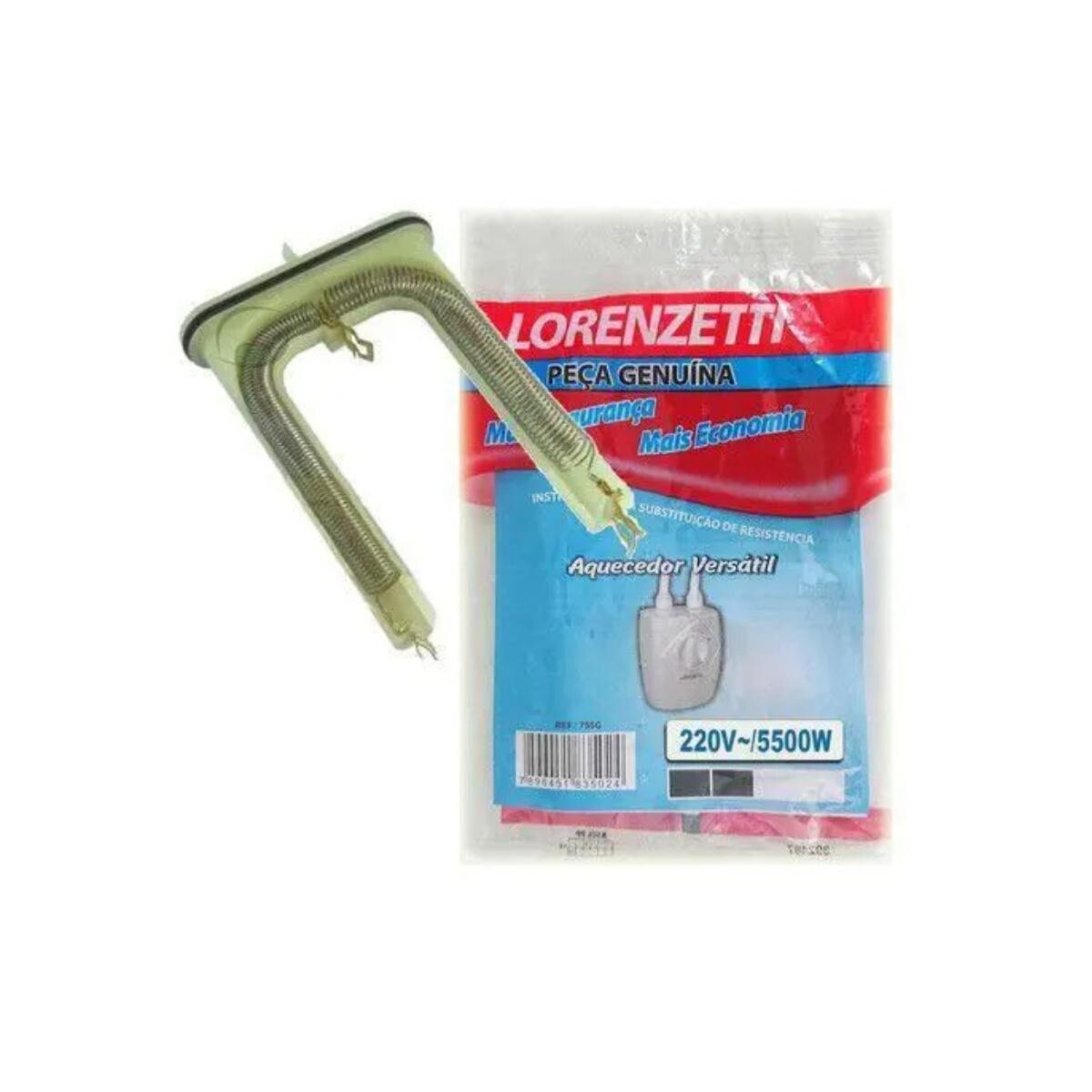 Resistência Aquecedor Versátil 5500w 220v 755g Lorenzetti