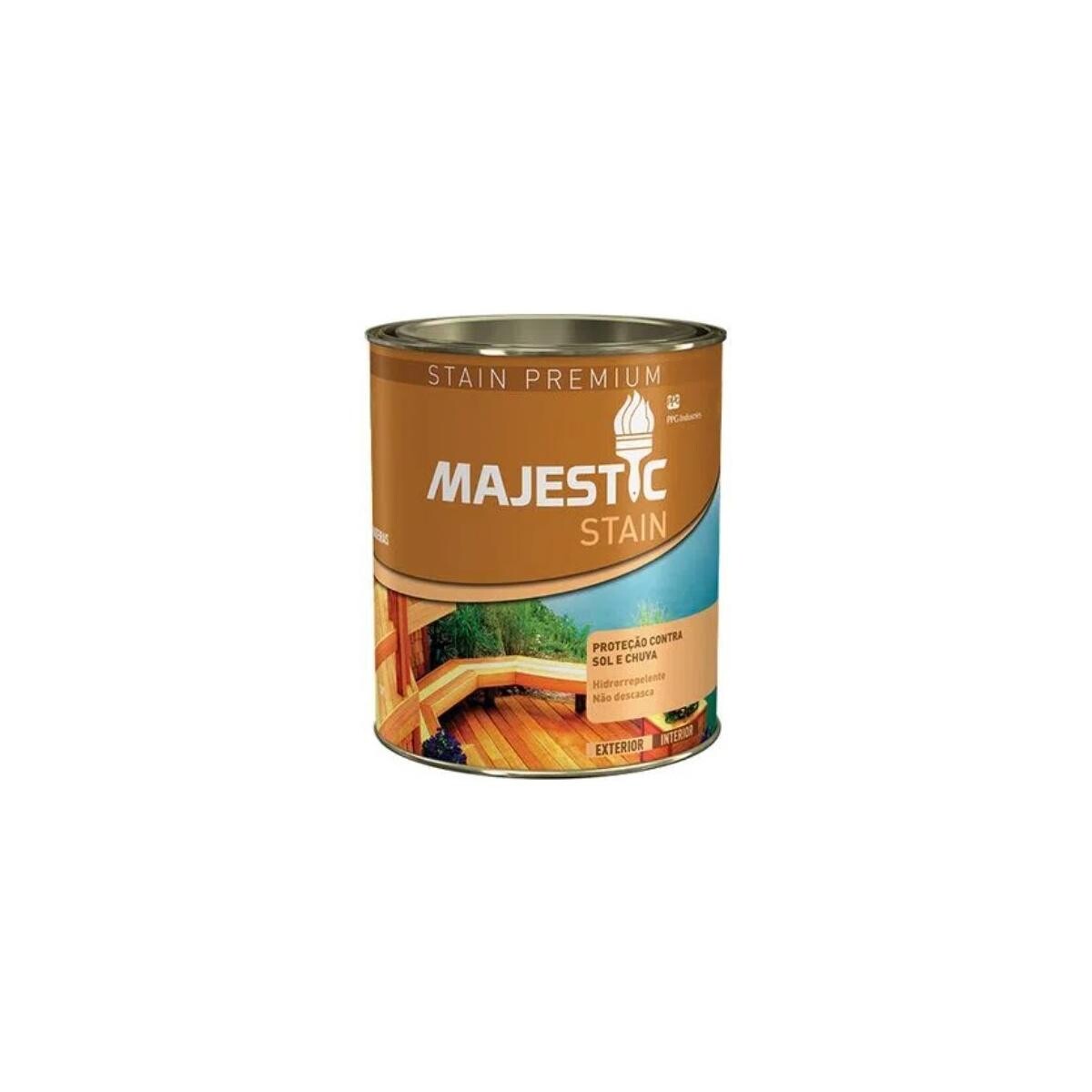Stain Imbuia Majestic 0,9l para Madeira Proteção Duradoura