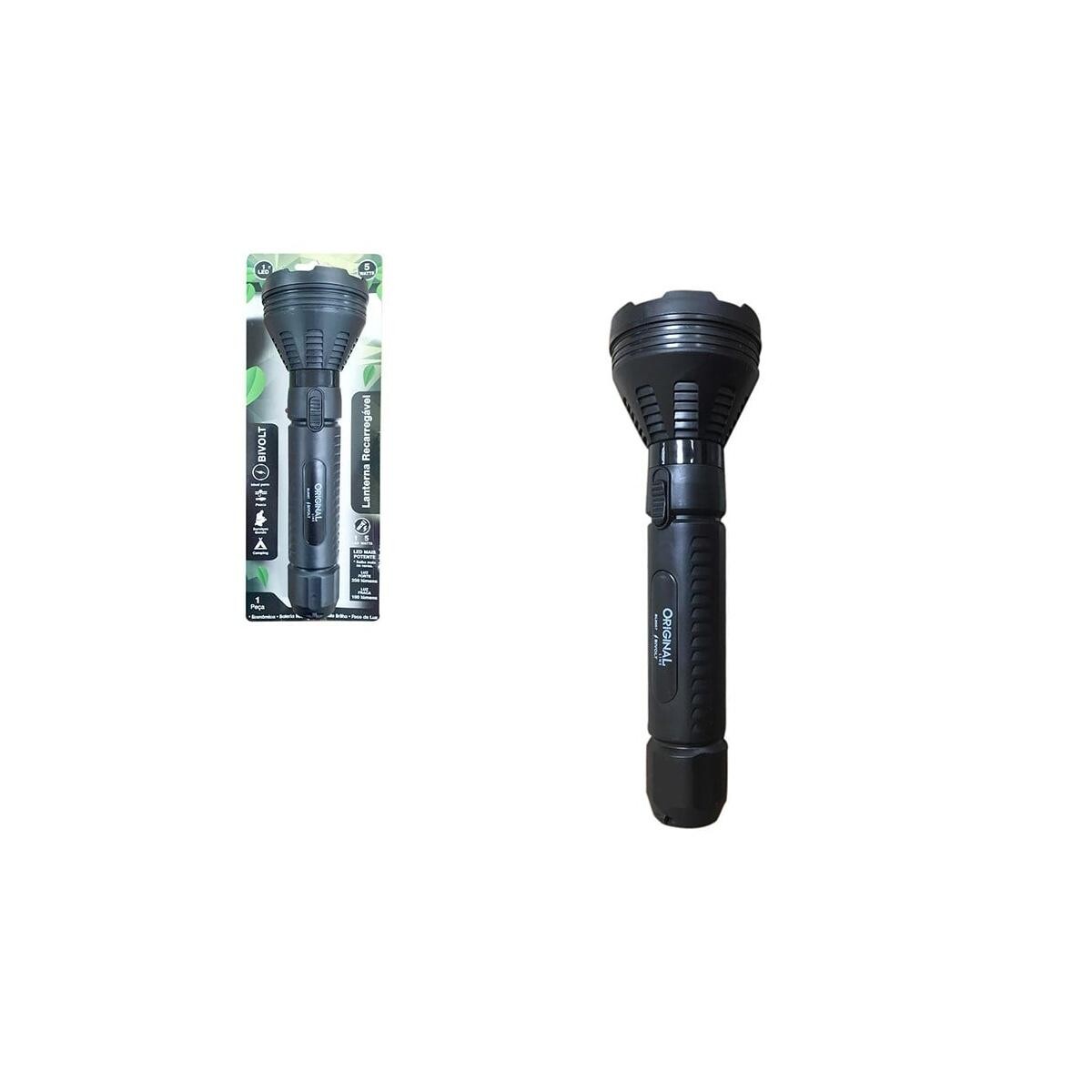 Lanterna Led 5w Bivolt Original Line 1 Led para Construção