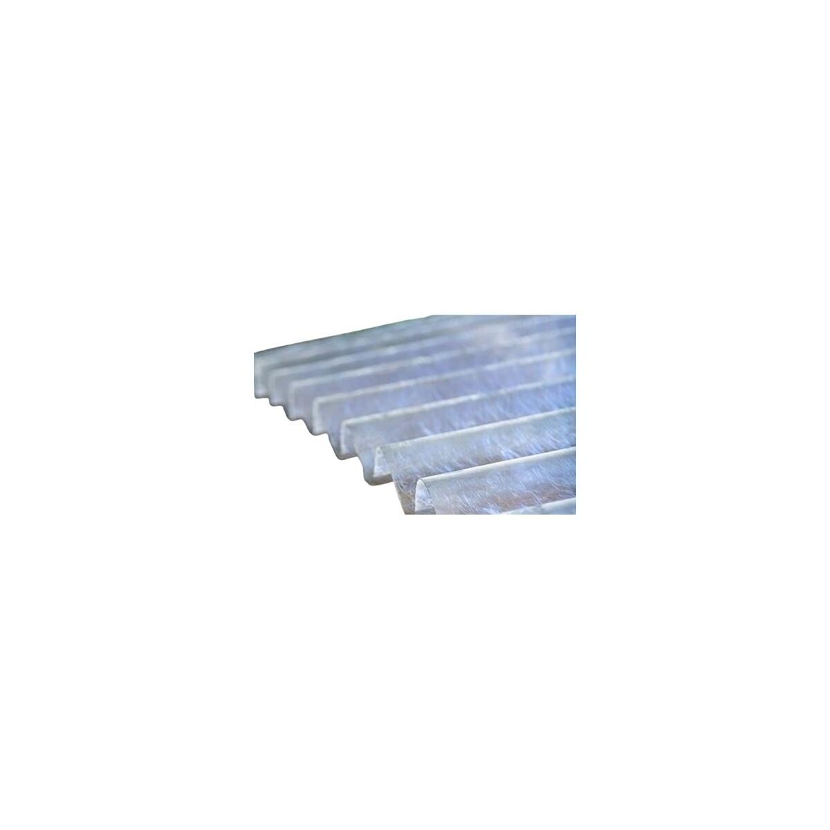 Telha Fibra Transparente 244x110 | Iluminação Natural e Resistência