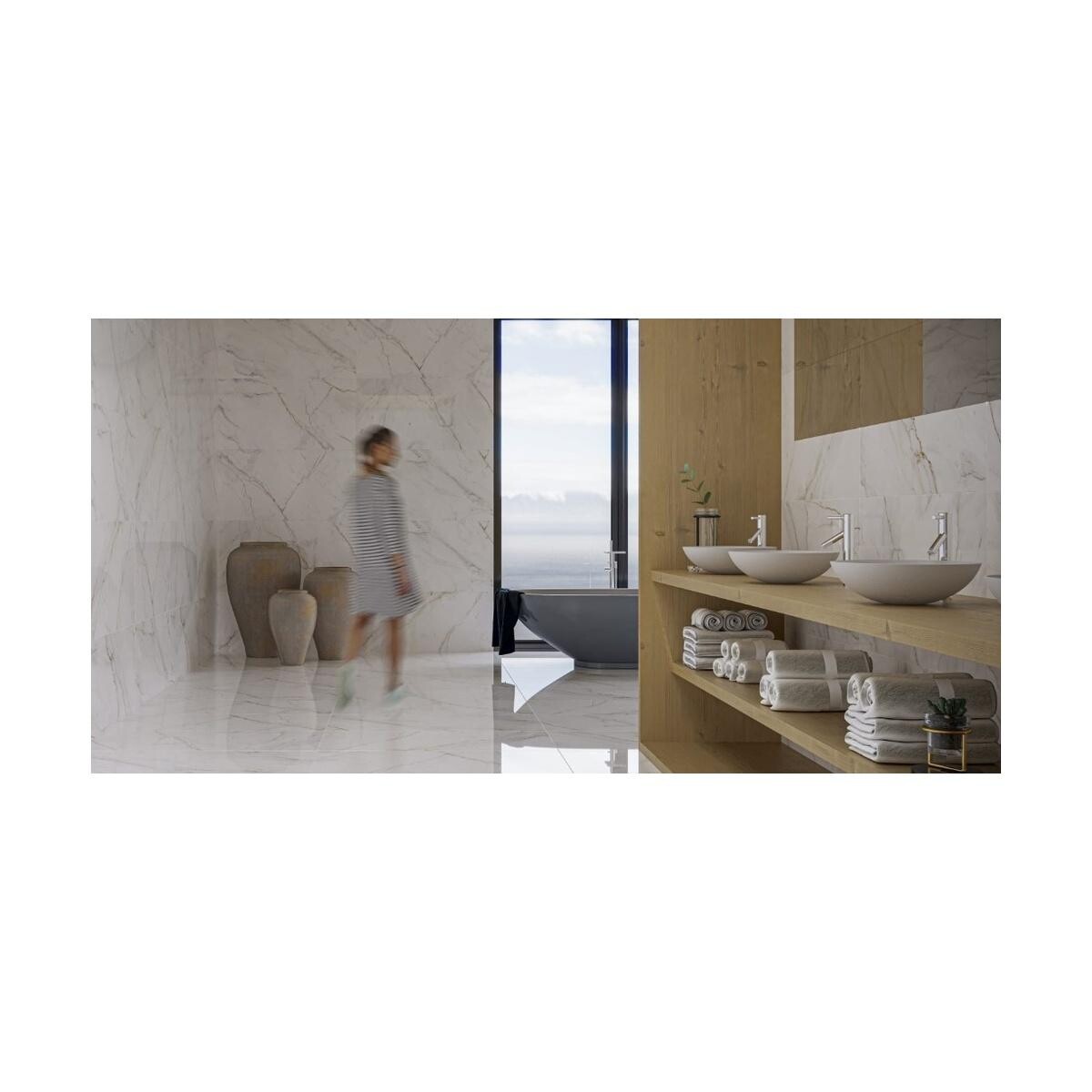 Porcelanato Castelli P70604 62x120cm Polido Retificado