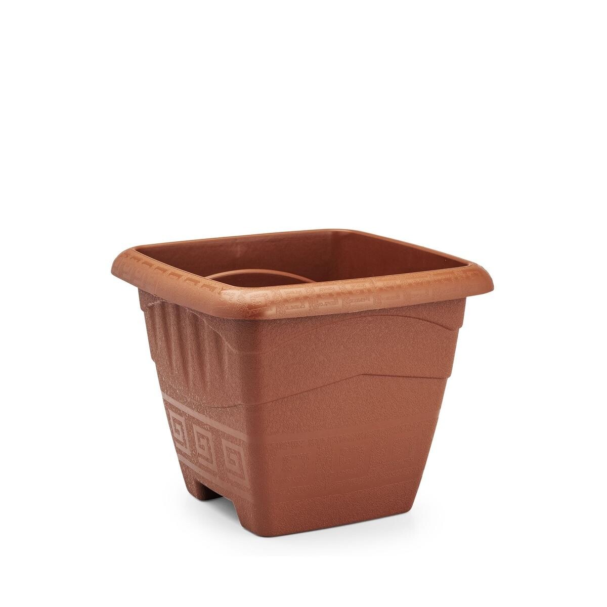 Vaso Quadrado Jardinara 11 Litros Terracota Grande
