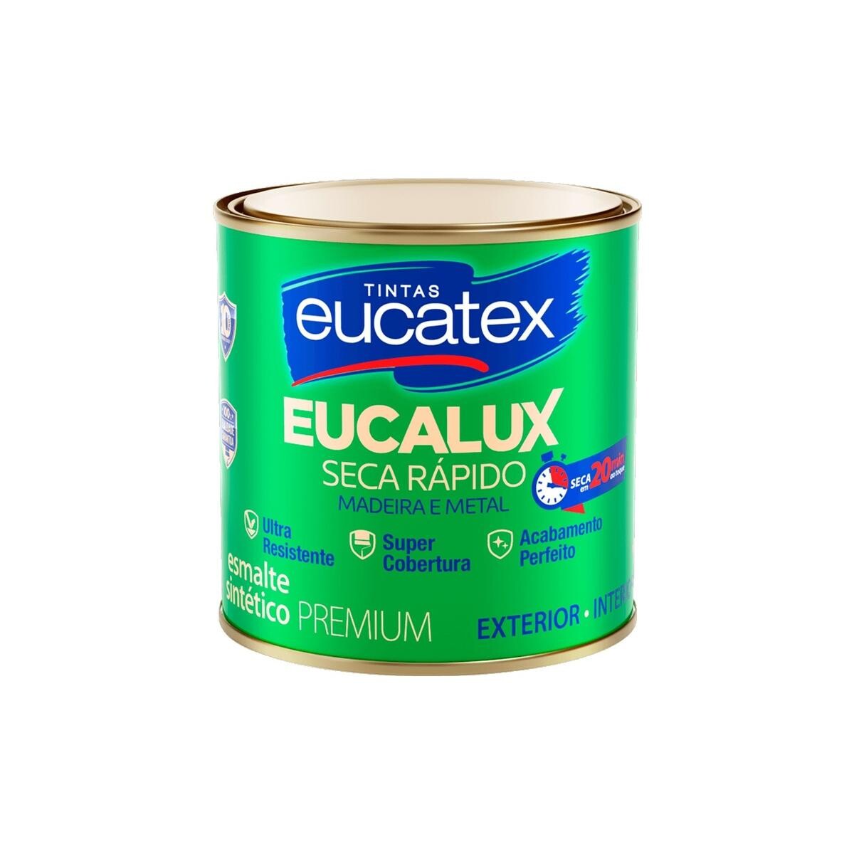 Tinta Esmalte Eucatex Brilhante Azul Franca 225ml