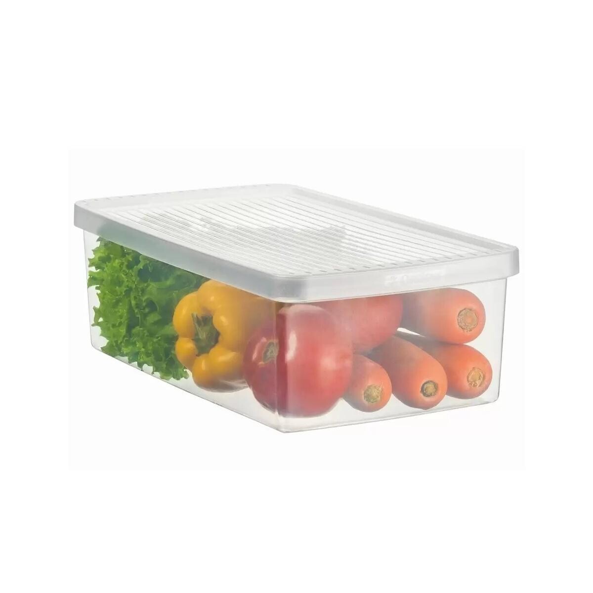 Caixa Plástica para Legumes e Saladas Média Utti - Armazenamento Eficiente