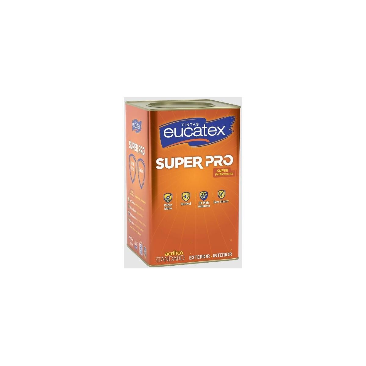 Tinta Acrílica Eucatex Acrílica S/b Super Pro Base C 16l
