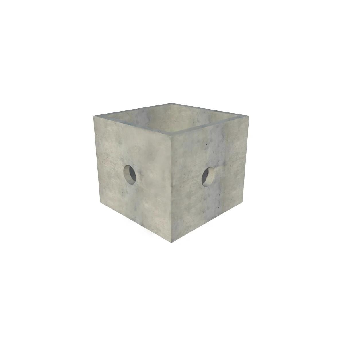 Caixa de Esgoto de Concreto Quadrada 60x60x60 - Alta Resistência