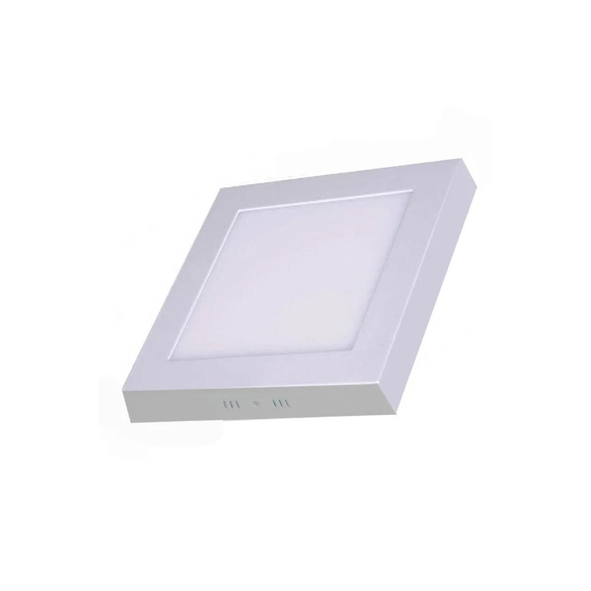 Plafon Sobrepor Quadrado Branco Psplast Iluminação Teto
