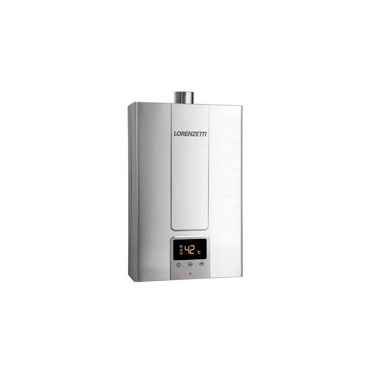 Aquecedor a Gás Lorenzetti Lz 1600de Inox Glp Exaustão Forçada
