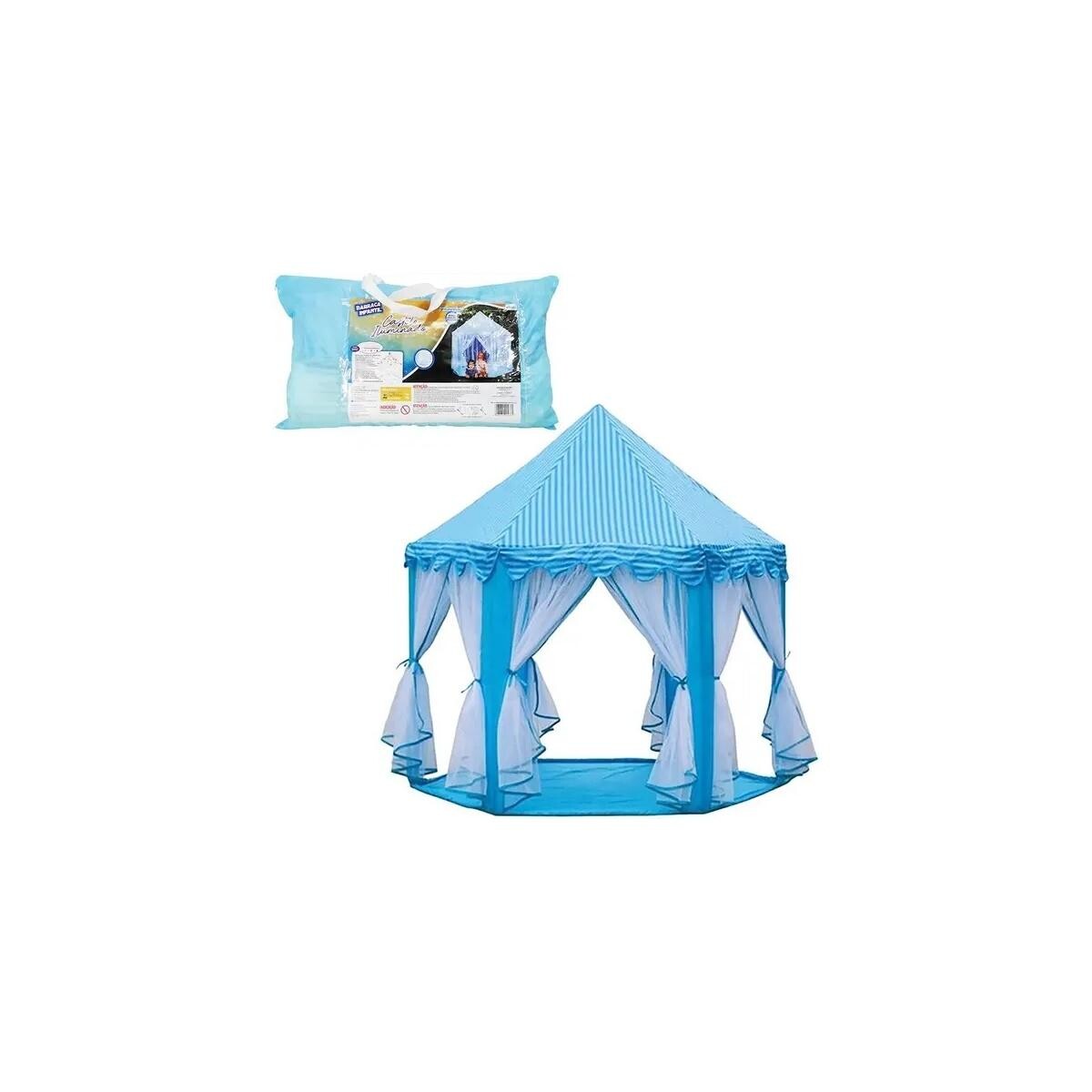 Barraca Infantil Kidsplay Portátil com Luz Azul - Diversão Garantida