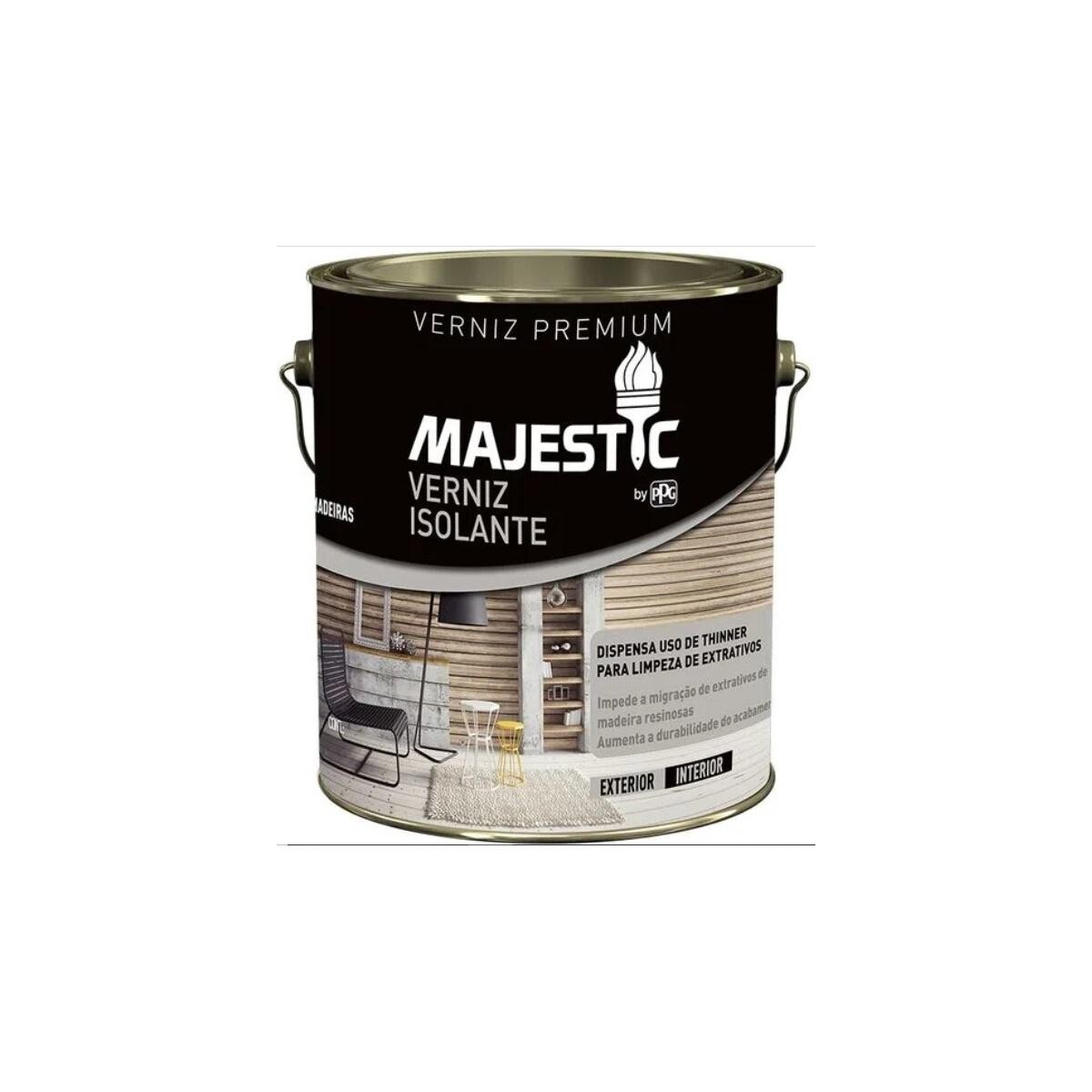 Isolante para Madeira Majestic Incolor 3,6l - Proteção e Durabilidade