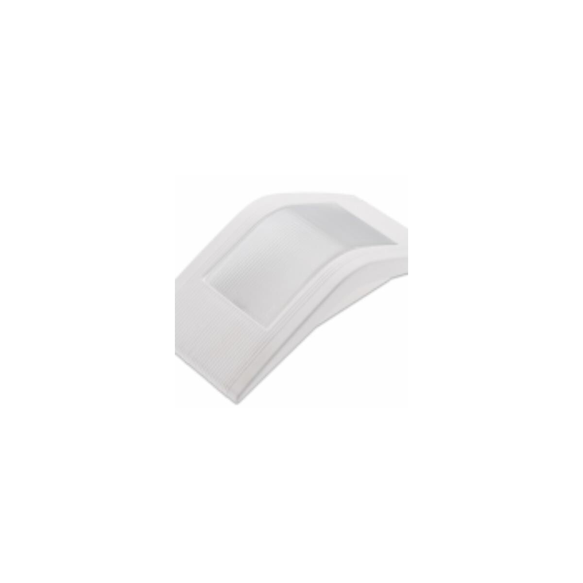 Arandela Dital Linha Face Ref. 297 Branca para Fachada e Muro
